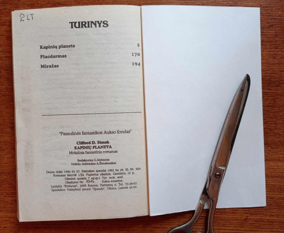 Kapinių planeta - Clifford D. Simak, knyga 2