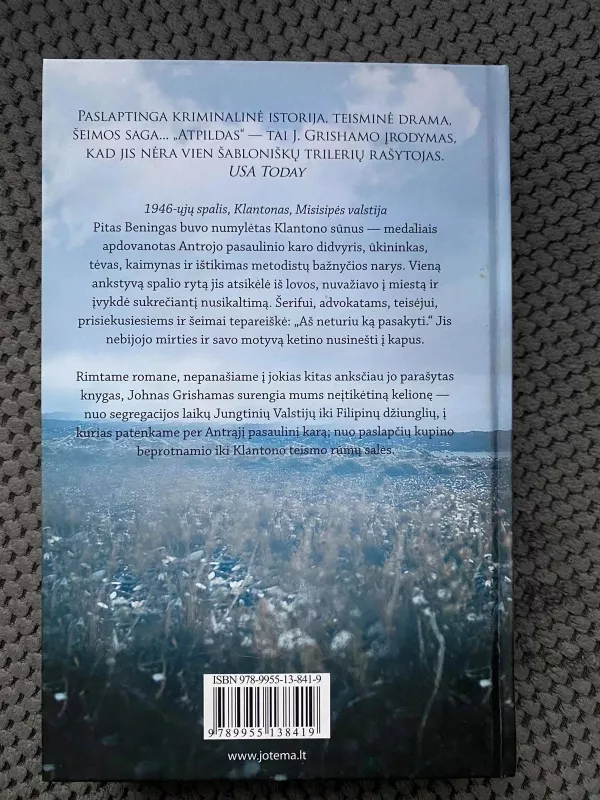 Atpildas - John Grisham, knyga 3