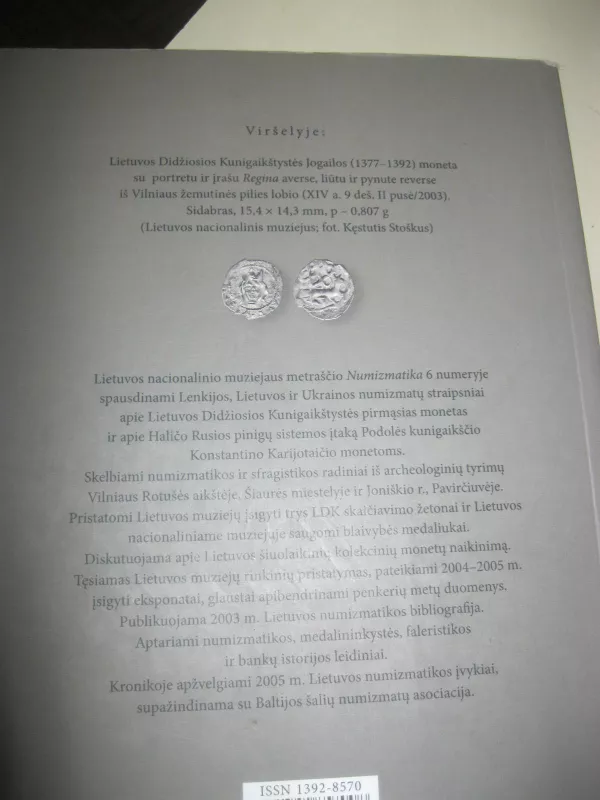 NUMIZMATIKA 6 METRAŠTIS 2001-2002 M - Autorių Kolektyvas, knyga 4