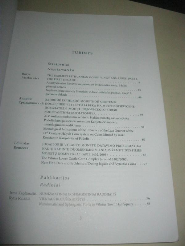 NUMIZMATIKA 6 METRAŠTIS 2001-2002 M - Autorių Kolektyvas, knyga 5