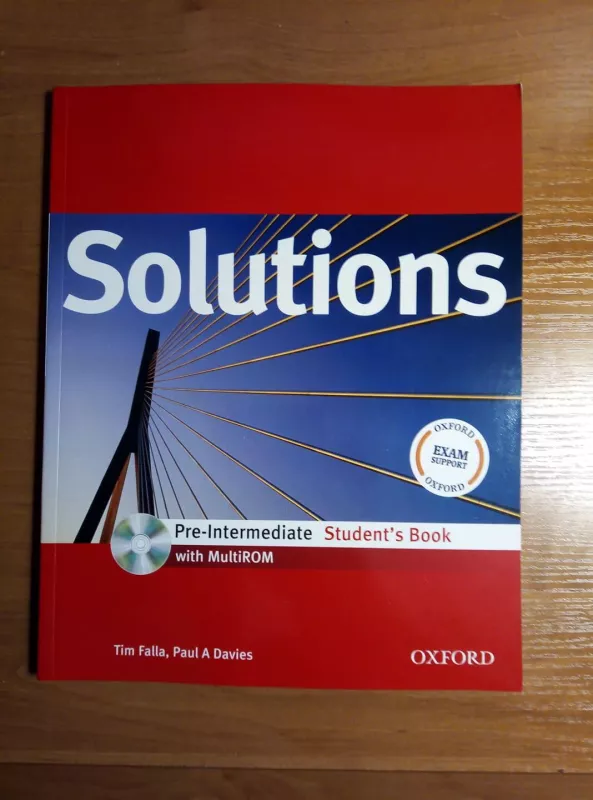 Solutions Pre-Intermediate: Student's book - Tim Falla, Paul A.  Davies, knyga
