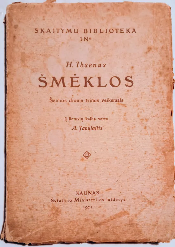 Šmėklos - Henrikas Ibsenas, knyga 5