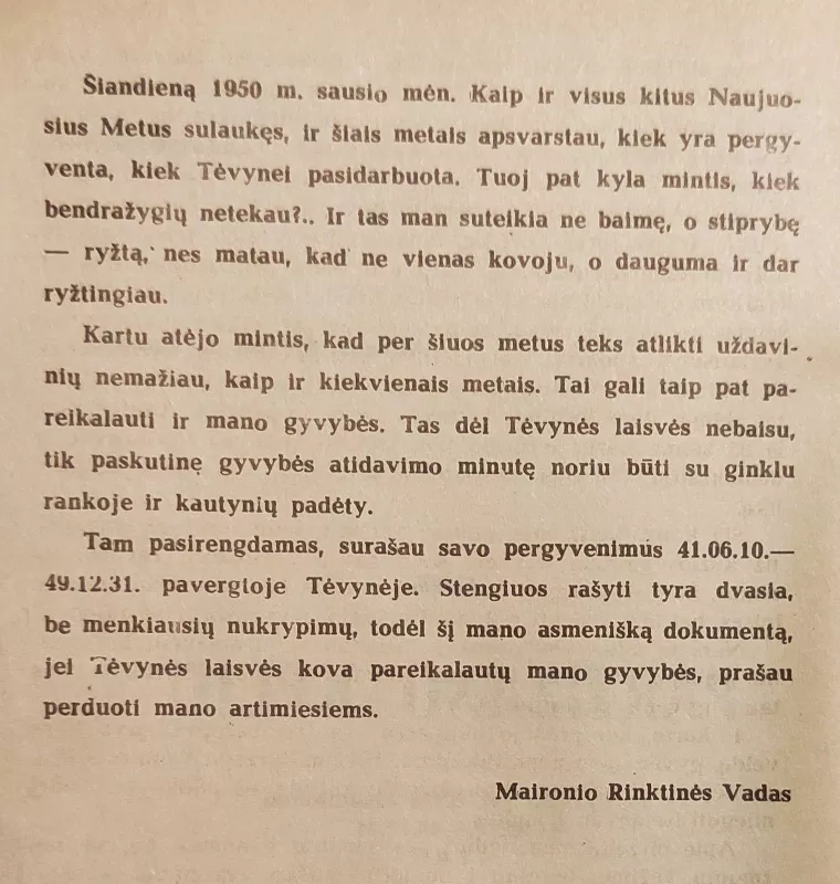 Partizano Ryto prisiminimai - Juozas Paliūnas-Rytas, knyga 3