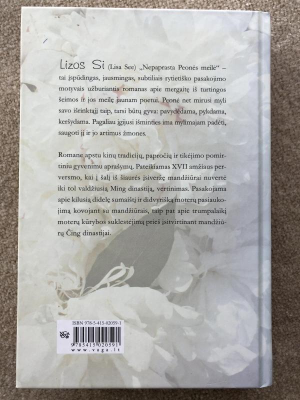 Nepaprasta Peonės meilė - Lisa See, knyga 2