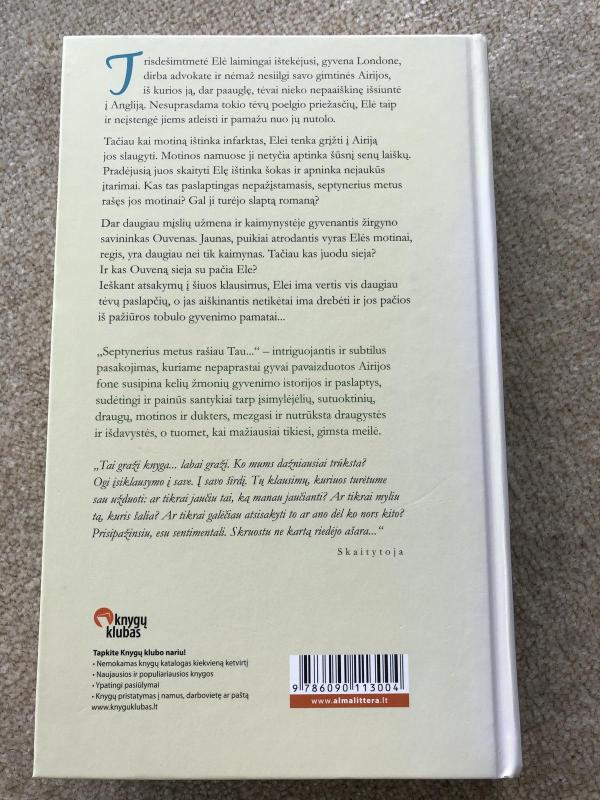 Septynerius metus rašiau Tau... - Liz Balfour, knyga 2