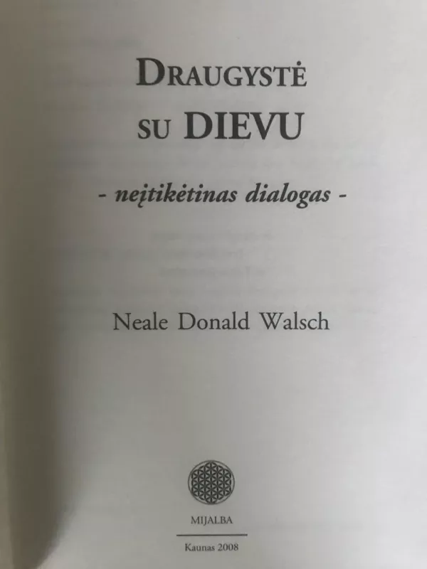Draugystė su Dievu - Neale Donald Walsch, knyga