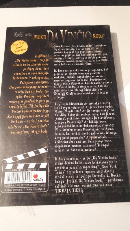 Įveikti Da Vinčio kodą - Darrell Bock, knyga 2