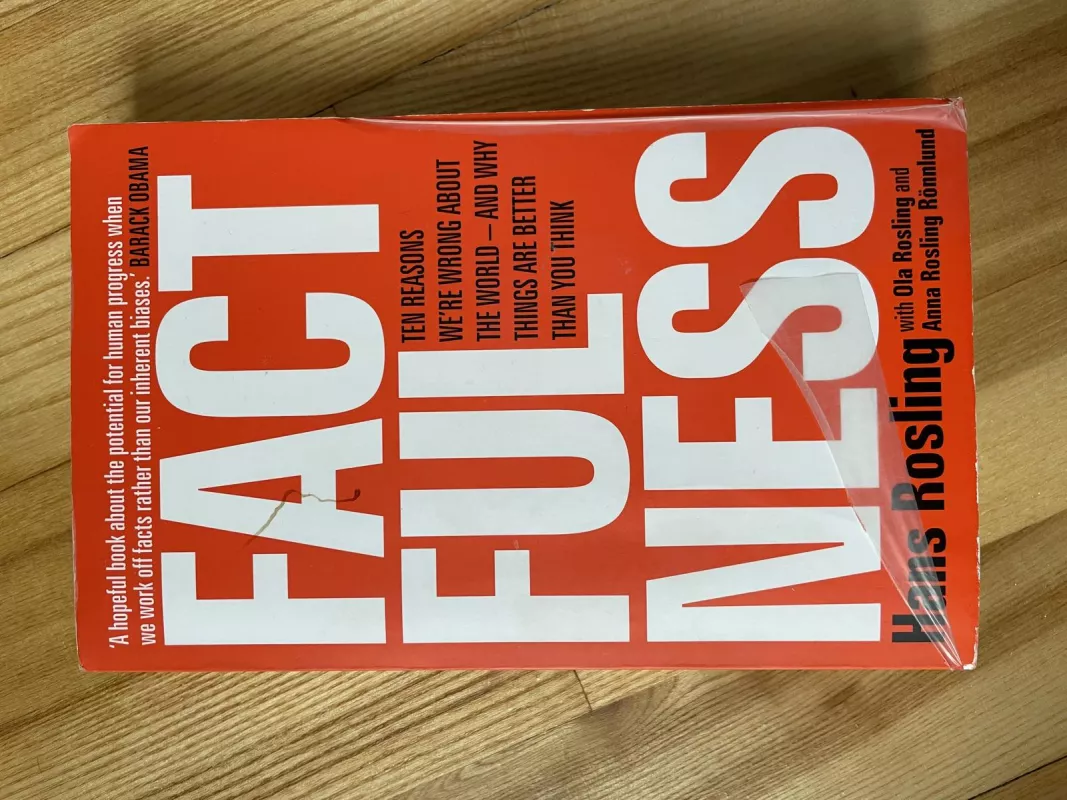 Factfulness: Ten Reasons We're Wrong About the World – and Why Things Are Better Than You Think - Hans Rosling, knyga 3