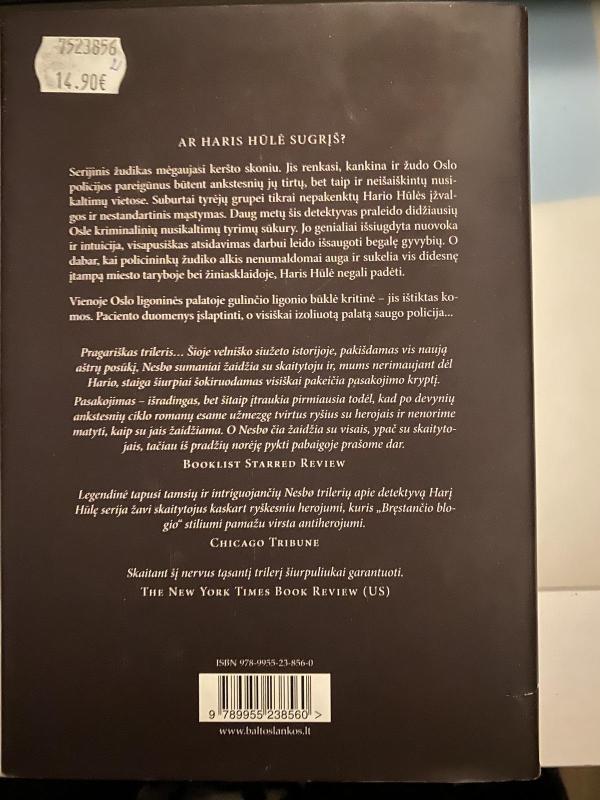 Policija - Jo Nesbo, knyga 2