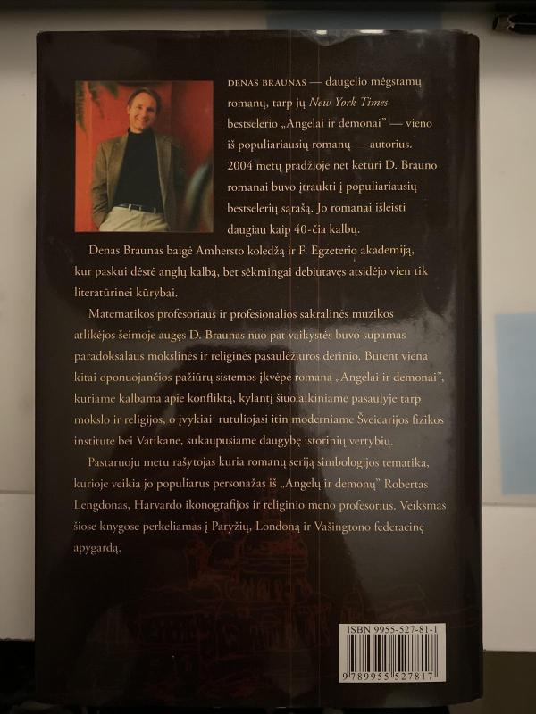 Angelai ir demonai - D. Braunas, knyga 2
