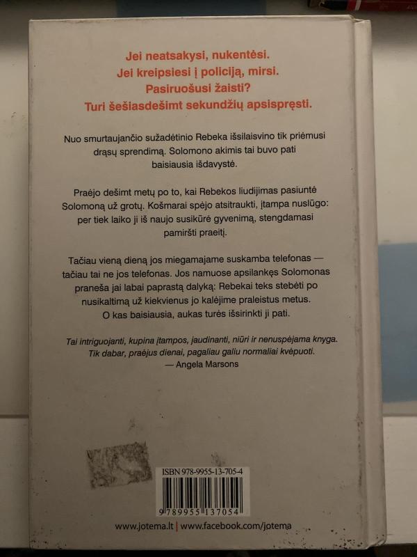 Liudininkė - Caroline Mitchell, knyga 2