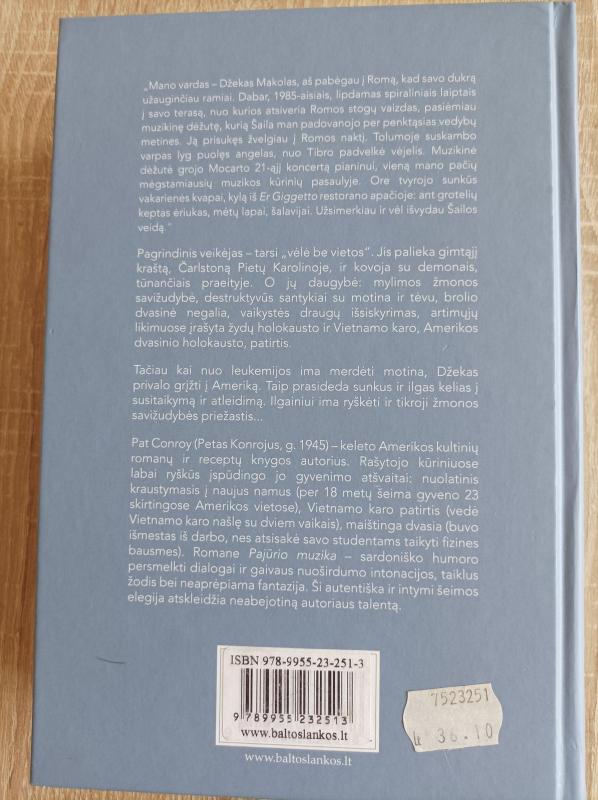 Pajūrio muzika - Pat Conroy, knyga 2
