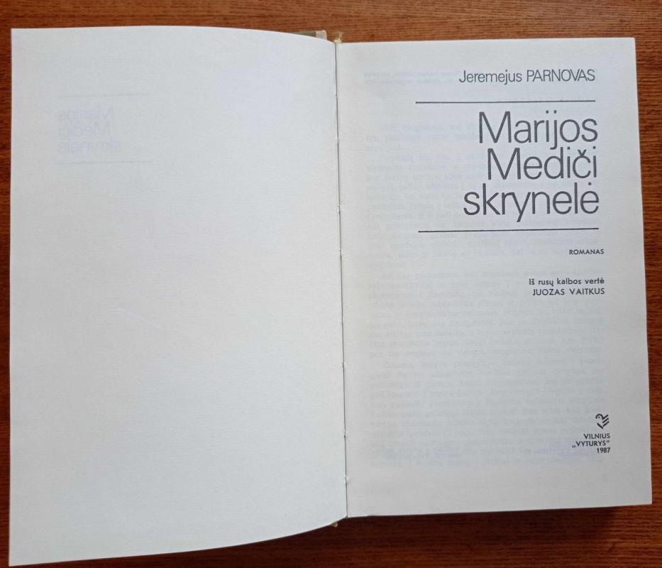 Marijos Mediči skrynelė - Jeremėjus Parnovas, knyga 3