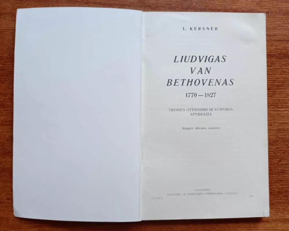 Bethovenas - L. Keršner, knyga 4