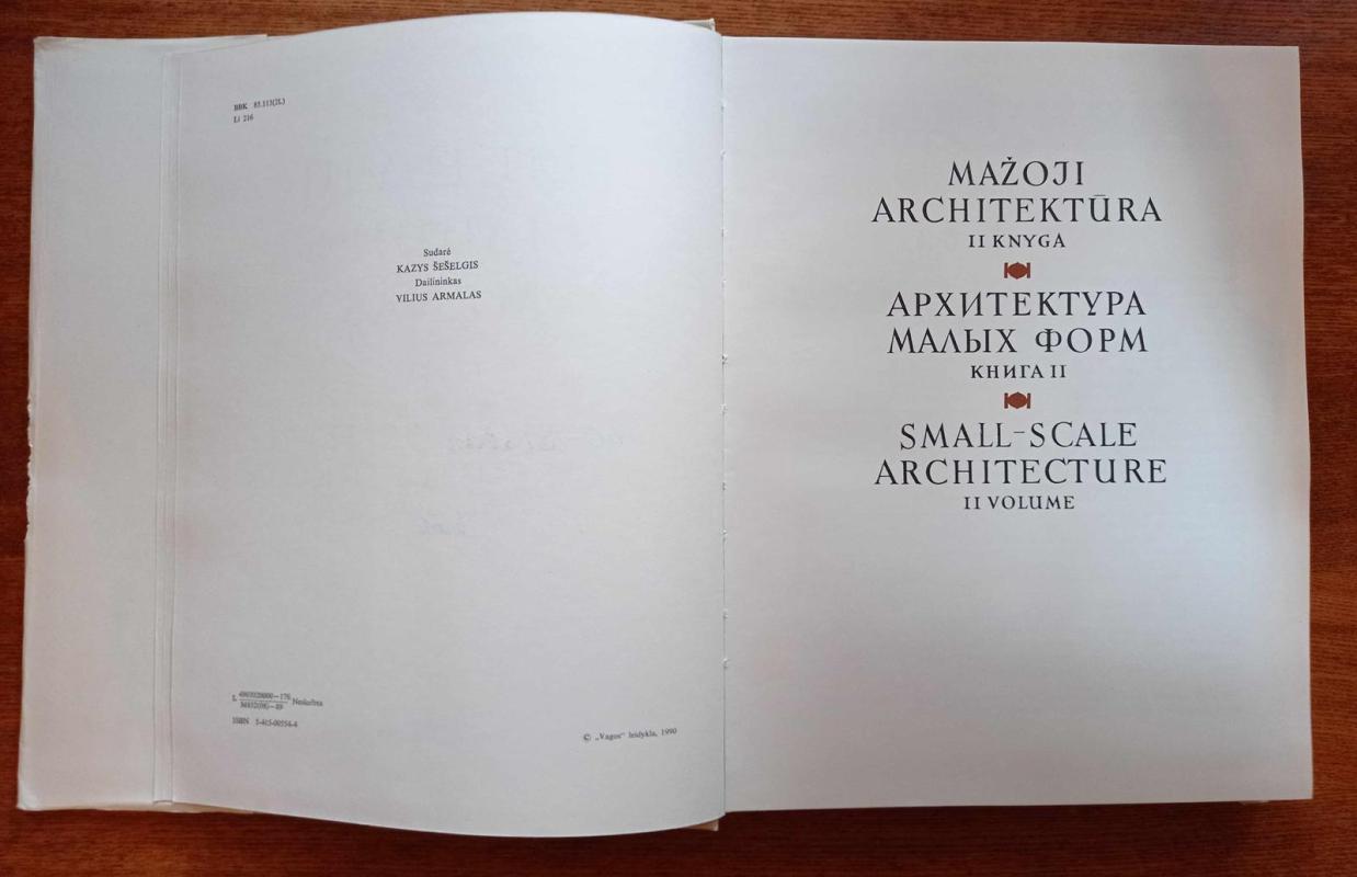 Lietuvių liaudies menas: Mažoji architektūra (II knyga) - Autorių Kolektyvas, knyga 3