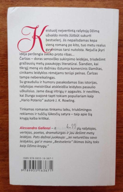 Bestseleris - Alessandro Gallenzi, knyga 3