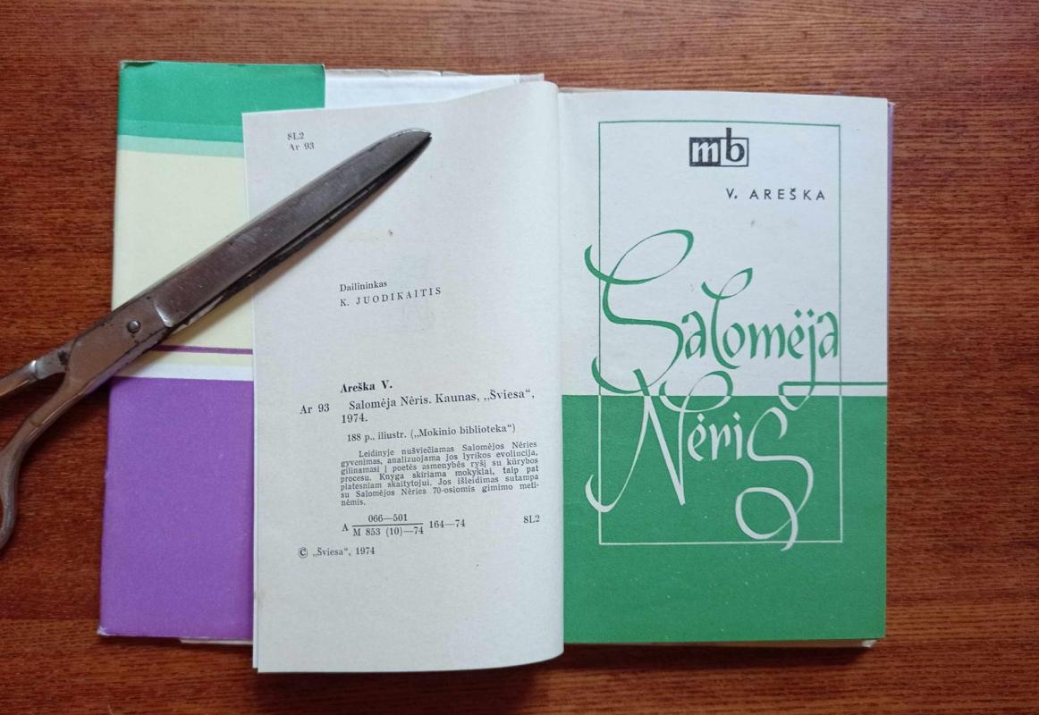 Salomėja Nėris - Vitas Areška, knyga 5