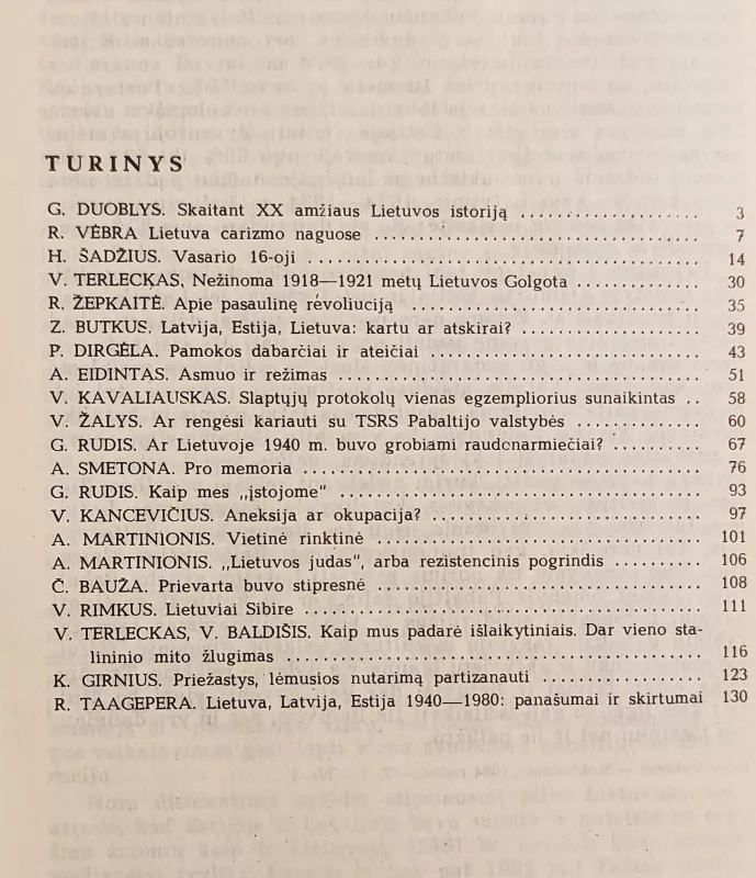 XX amžius: Lietuvos valstybingumo problemos - Autorių Kolektyvas, knyga 3