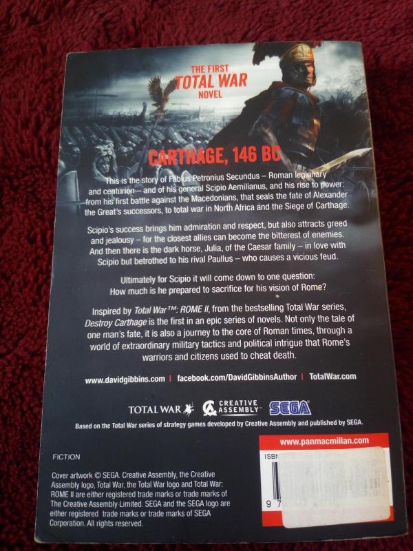 Total War Rome: Destroy Carthage - David Gibbins, knyga 2