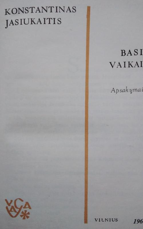 Basi vaikai - Konstantinas Jasiukaitis, knyga 2