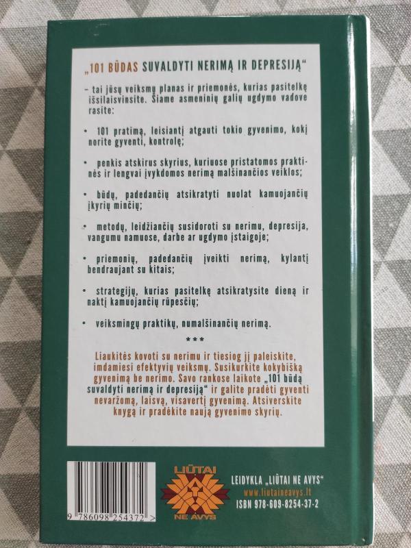 101 būdas suvaldyti nerimą ir depresiją - Tanya J. Peterson, knyga