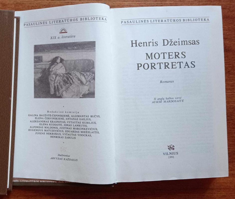 Moters portretas - Henris Džeimsas, knyga 2