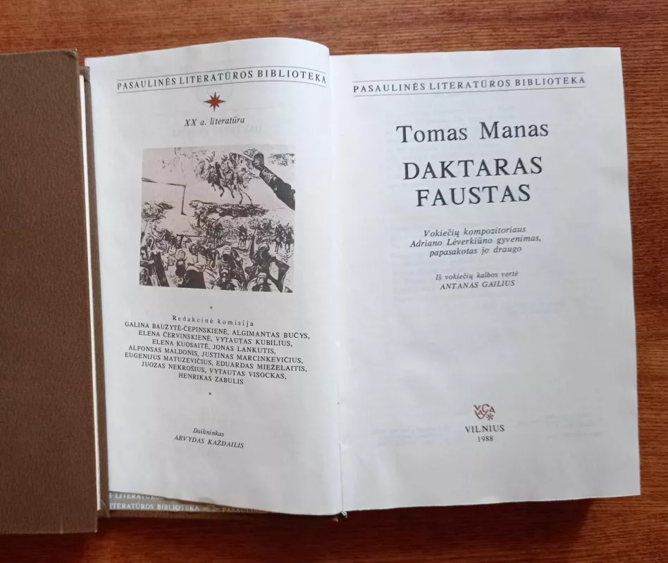 Daktaras Faustas - Tomas Manas, knyga 2