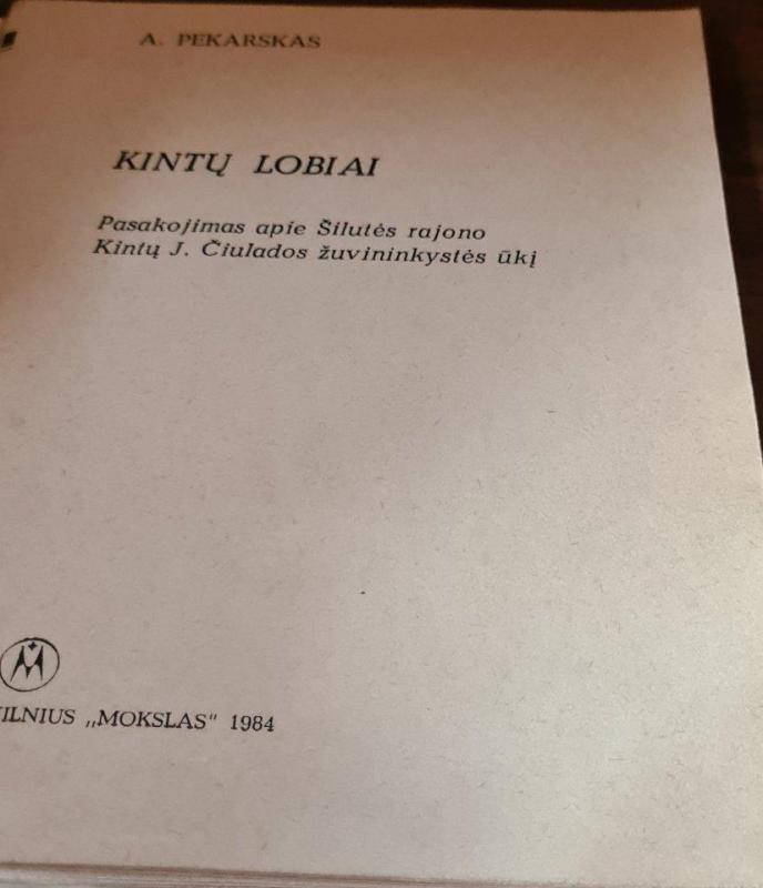 Kintų lobiai - A. Pekarskas, knyga 3