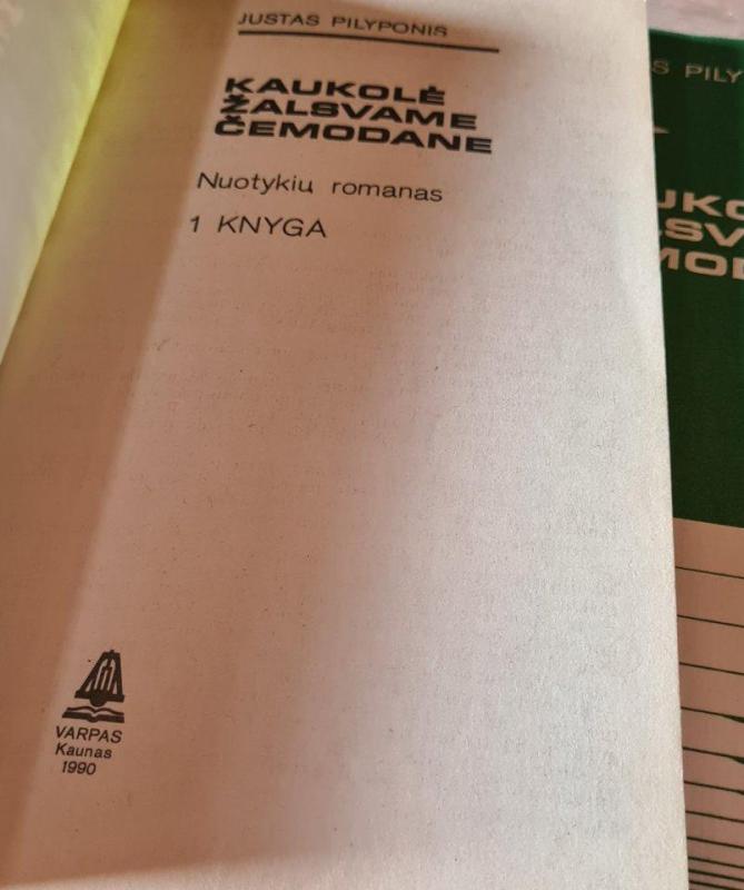 Kaukolė žalsvame čemodane (2 dalys) - Justas Pilyponis, knyga 3