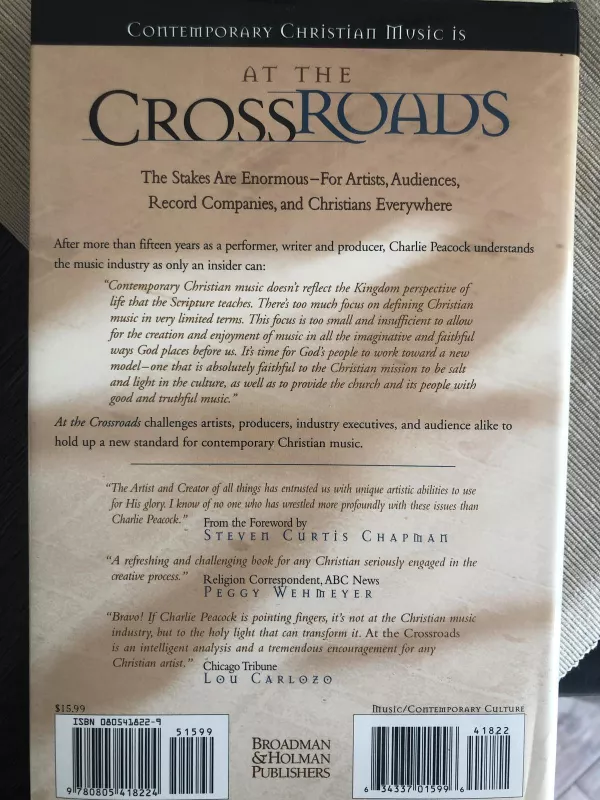 At the crossroads - Charlie Peacock, knyga 3