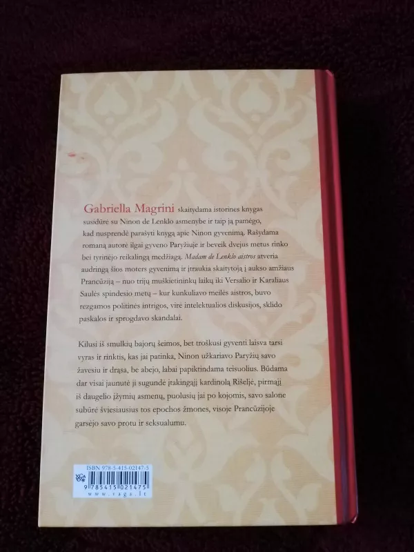 Madam de Lenklo aistros - Gabriella Magrini, knyga 2