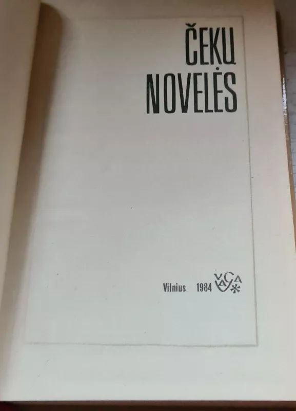 Čekų novelės - V. Visockas, knyga 2
