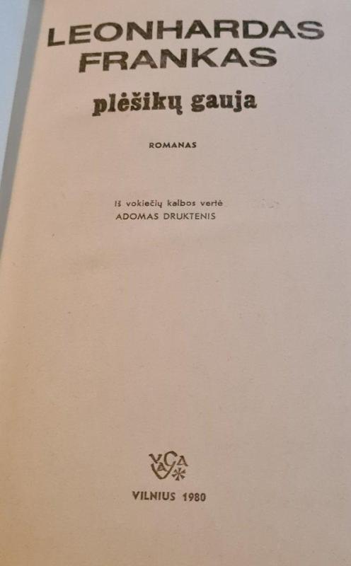Plėšikų gauja - Leonhard Frank, knyga