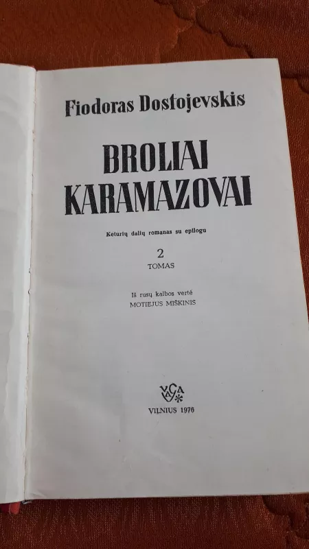 Broliai Karamazovai. 2-as tomas - Fiodoras Dostojevskis, knyga 2