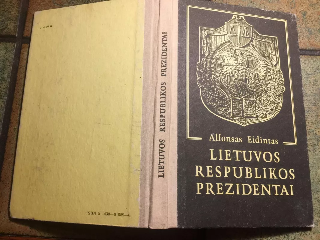Lietuvos Respublikos prezidentai - Alfonsas Eidintas, knyga 4