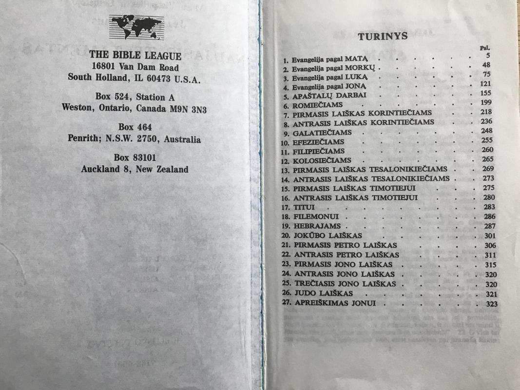 Naujasis testamentas - Autorių Kolektyvas, knyga 4