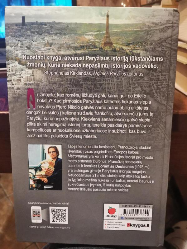 Metromanas. Viena diena senovės Paryžiuje - Lorànt Deutsch, knyga 2