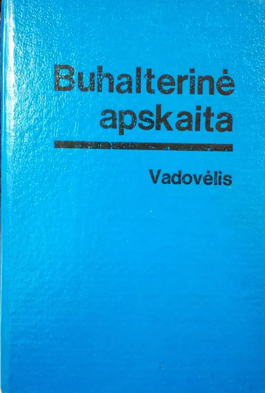 Buhalterinė apskaita - Jonas Mackevičius, knyga
