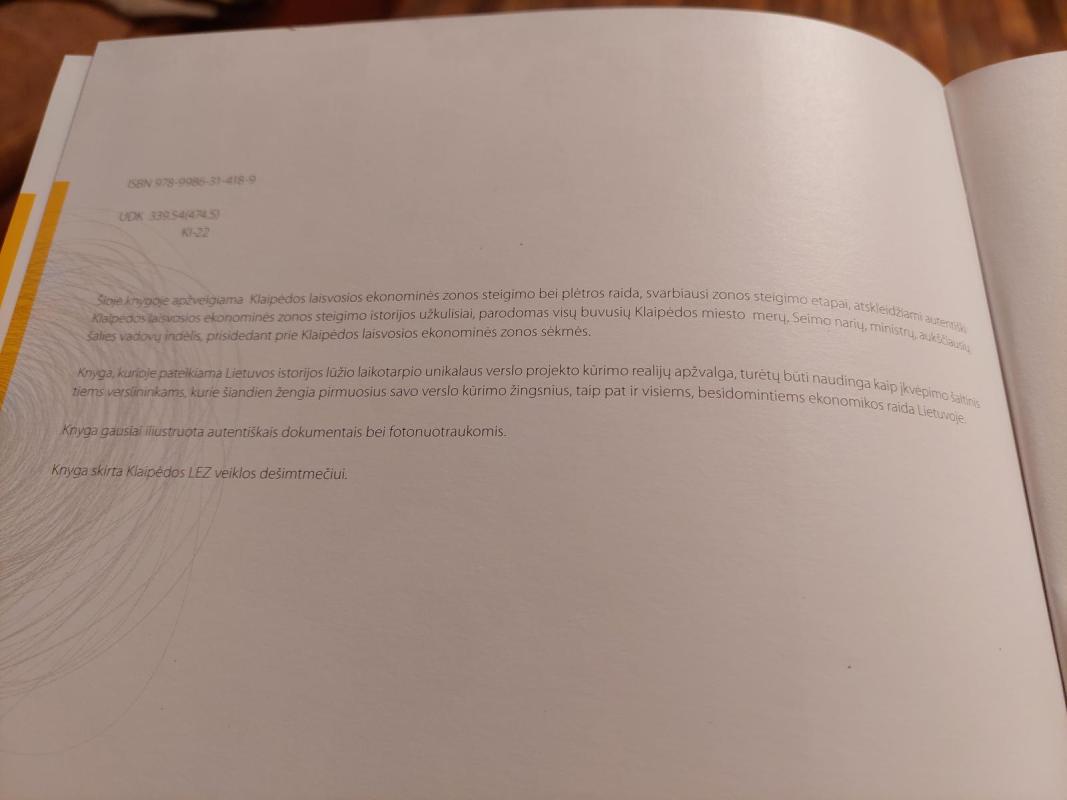 Dešimt metų su Klaipėdos LEZ: vakar, šiandien, rytoj - Autorių Kolektyvas, knyga 3