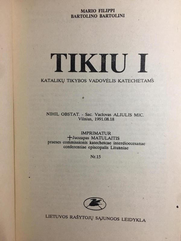 Tikiu I - Mario Filippi, knyga 3