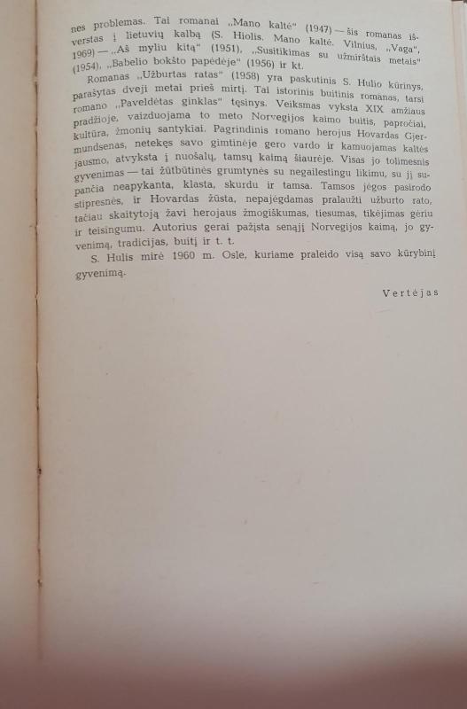 Užburtas ratas - Sigurdas Hulis, knyga 4