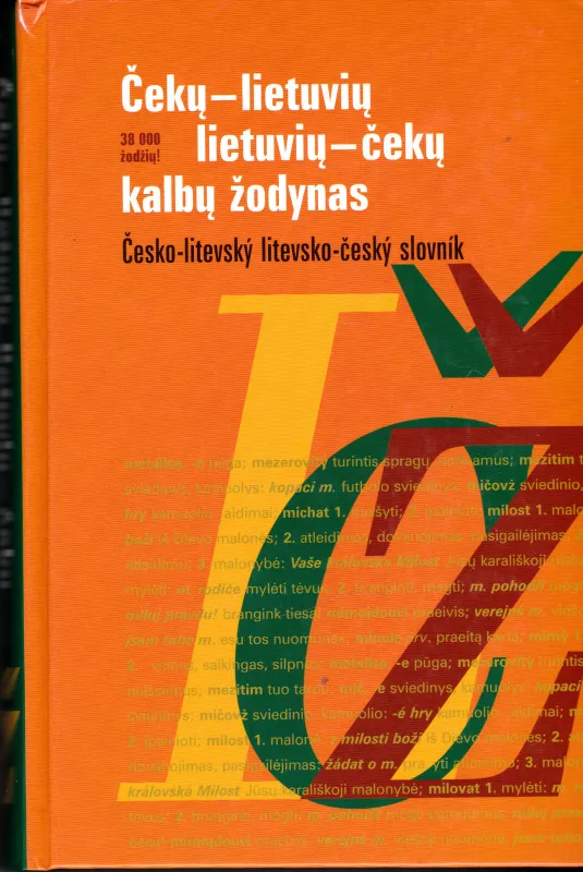 Čekų-lietuvių lietuvių-čekų kalbų žodynas - A. Pioryškinas, knyga