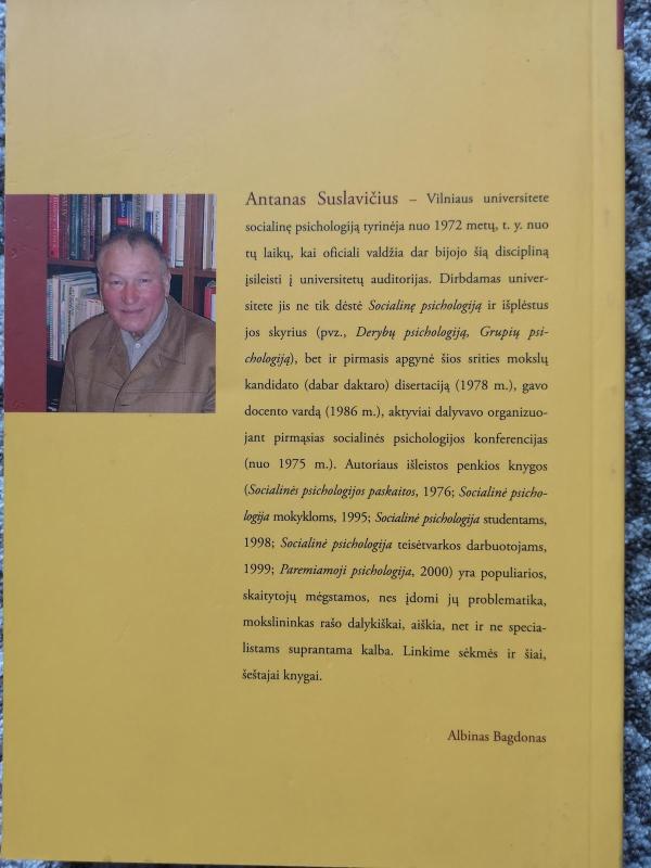 Socialinė psichologija - Antanas Suslavičius, knyga