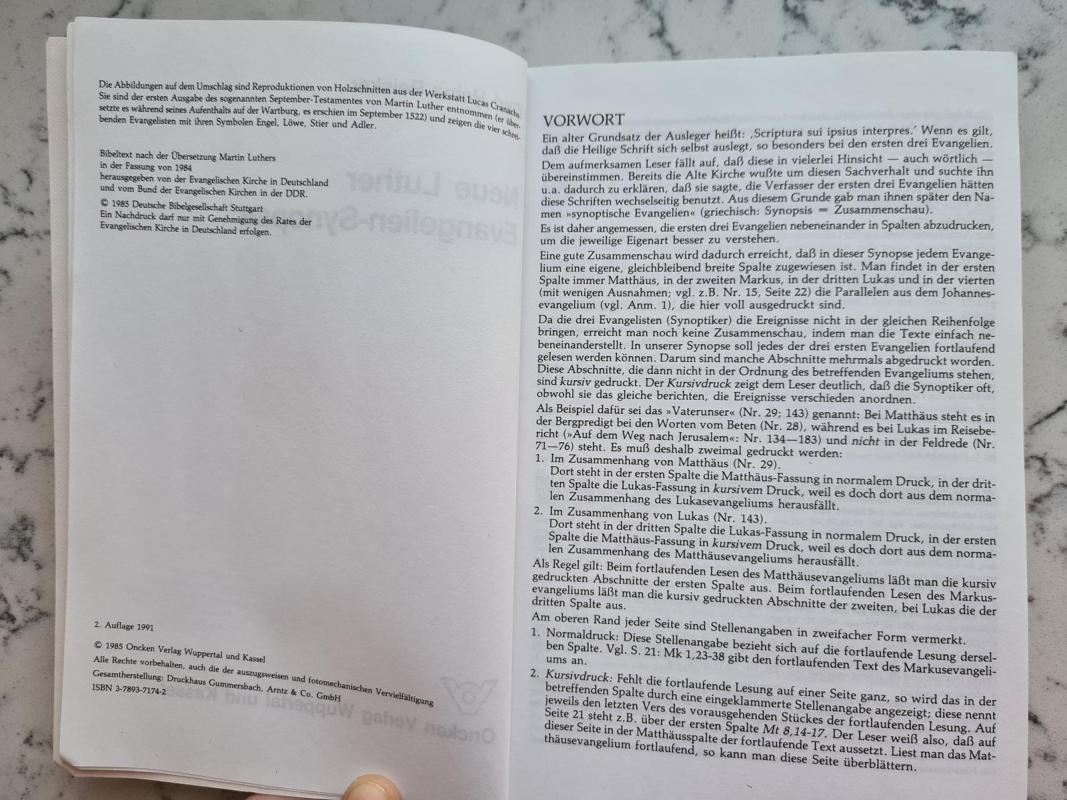 Neue Luther Evangelien-Synopse - Autorių Kolektyvas, knyga 3