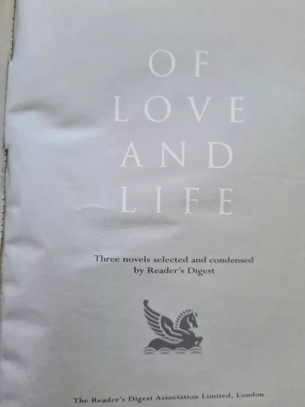 Of Love and Life: Monday's Child / The Alphabet Sisters / The Food of Love - Louise Bagshawe, knyga 2