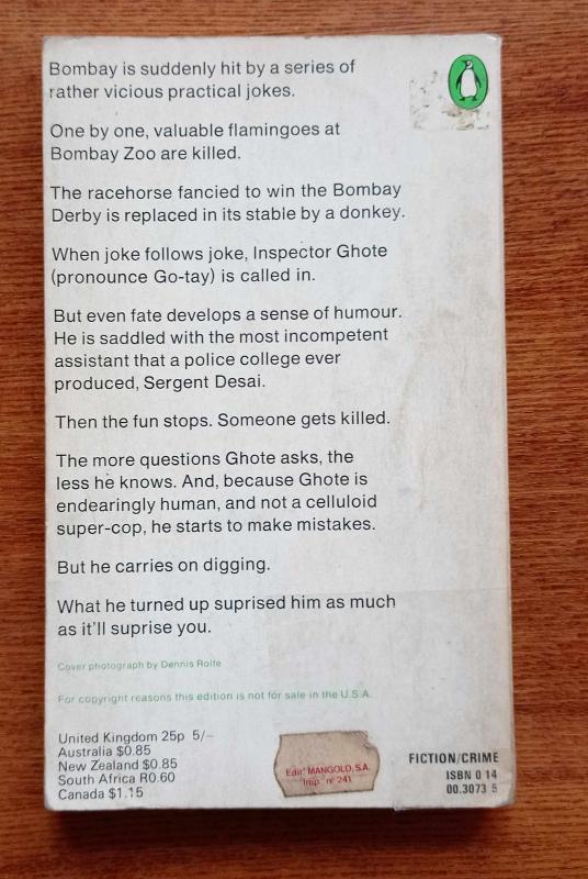 Inspector Ghote Plays a Joker - H.R.F. Keating, knyga 4