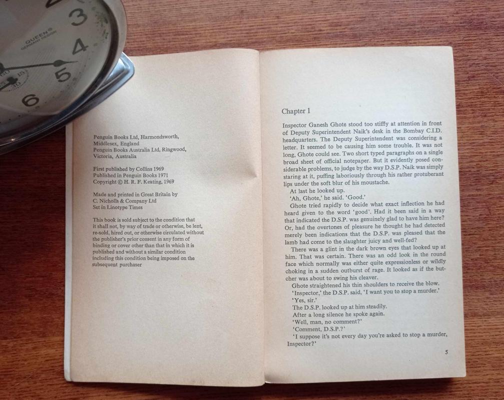 Inspector Ghote Plays a Joker - H.R.F. Keating, knyga 3