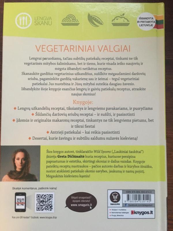 Vegetariniai valgiai - Greta Dičiūnaitė, knyga 3