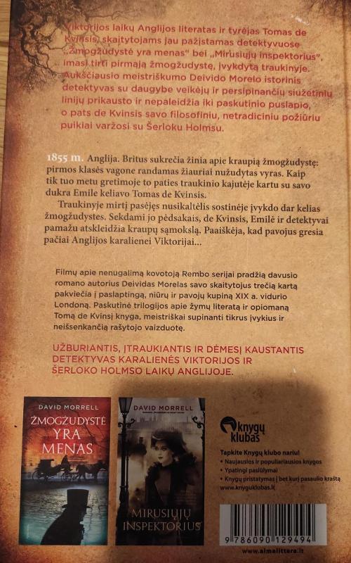 Nakties Valdovas - David Morrell, knyga 3