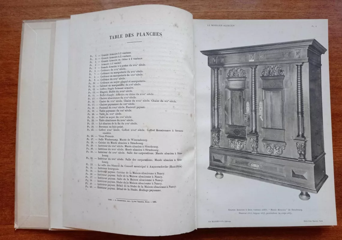 Le mobilier alsacien - Paul Gélis, knyga 5